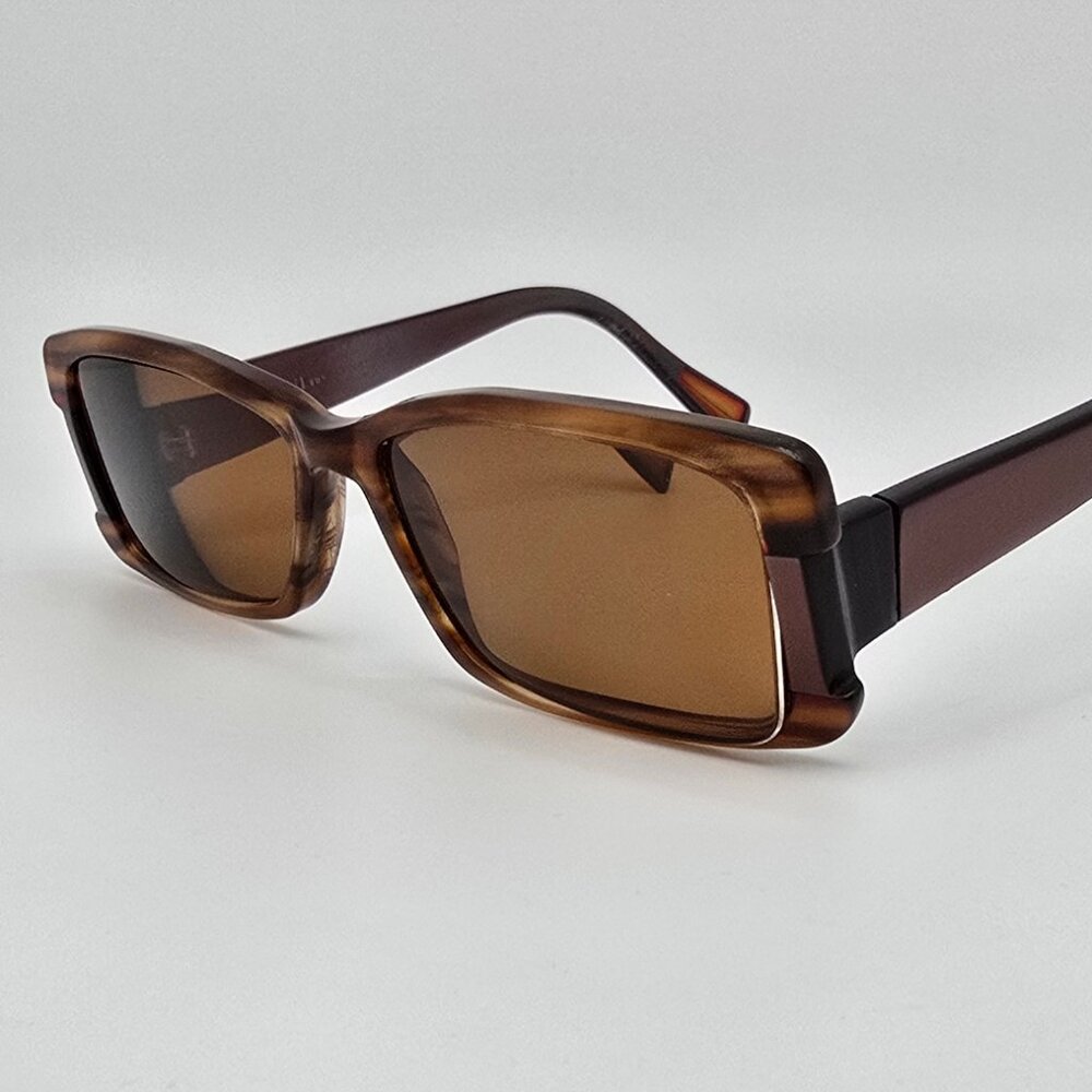 Vanni Sunconcepts Mod. V1655 Brown Stripe Sunglasses FRAME ONLY Italy 54-16-135
